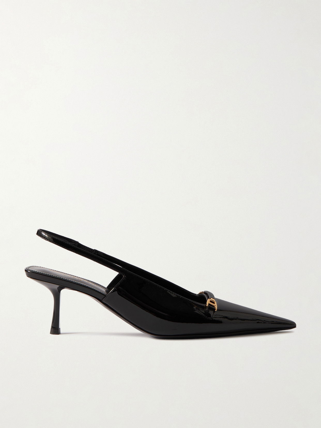 CARINE SLINGBACK PUMPS 45 IN PATENT MAROON LEATHER
