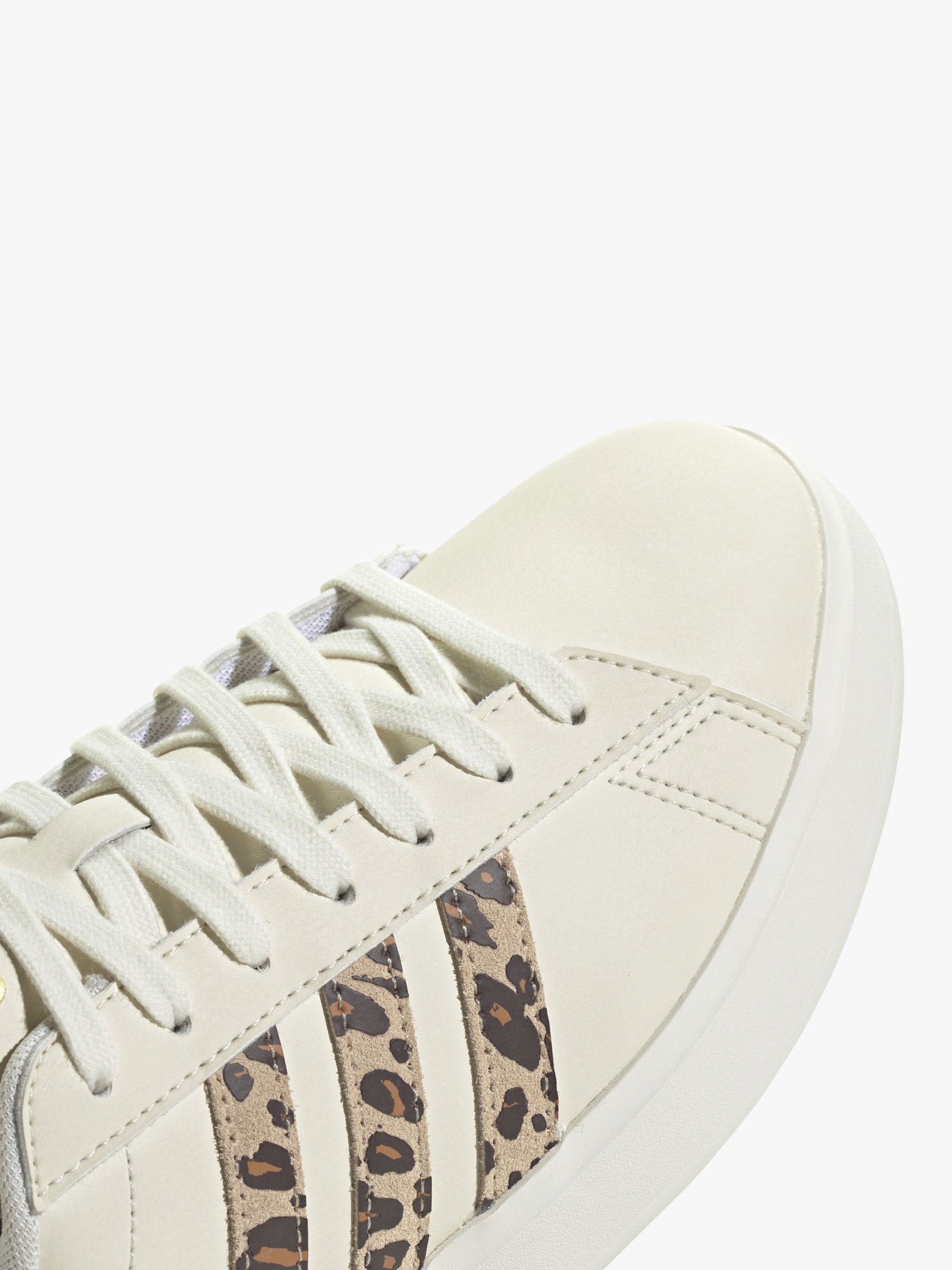 adidas gazelle silver green womens Adidas Grand Court 3.0 | Women's | (Leopard Stripes) Beige/Crystal  Linen/Aurora Coffee/Matte Gold main image 0
