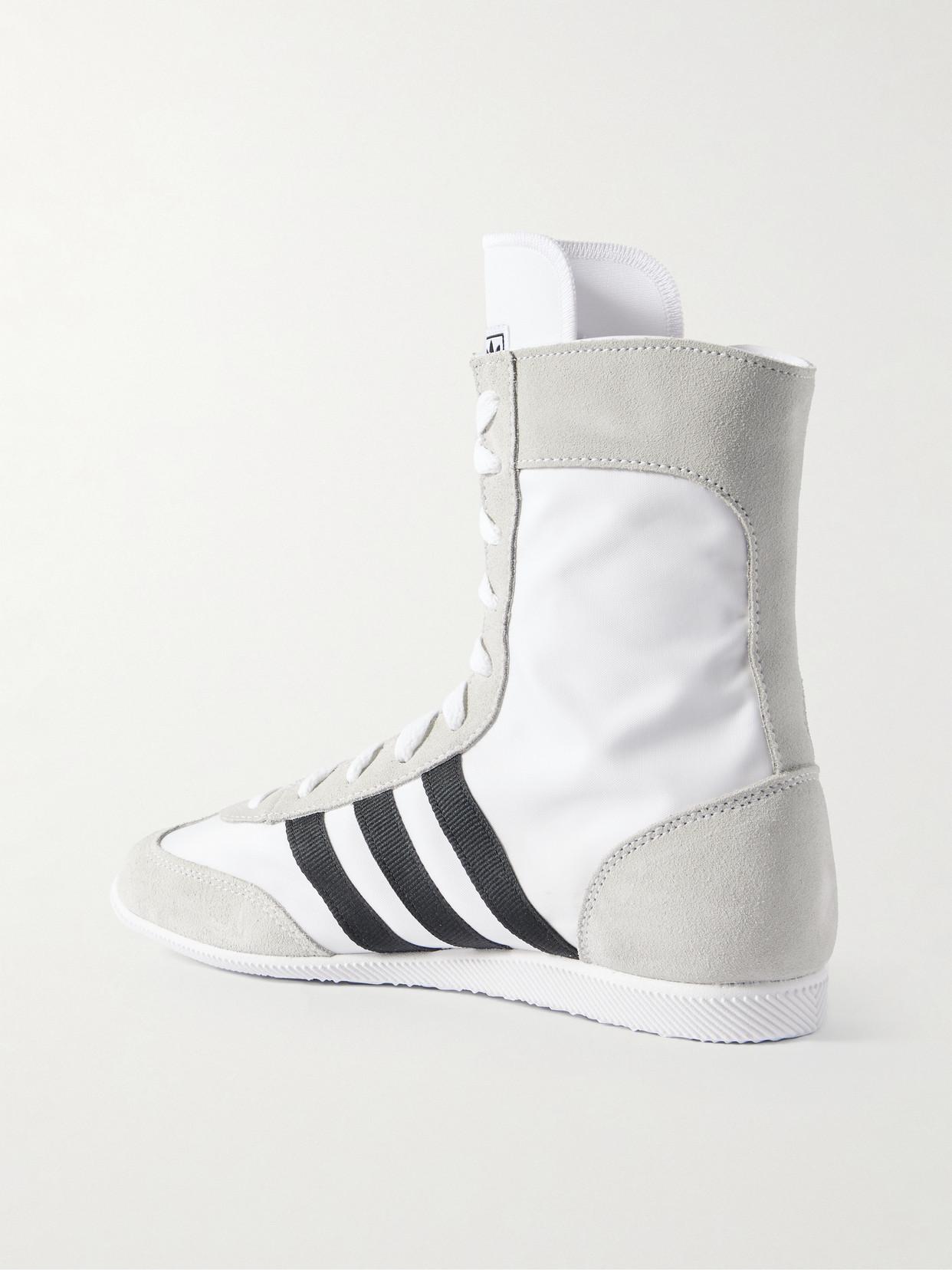 ADIDAS ORIGINALS Japan H Suede-Trimmed Canvas High-Top Sneakers | endource