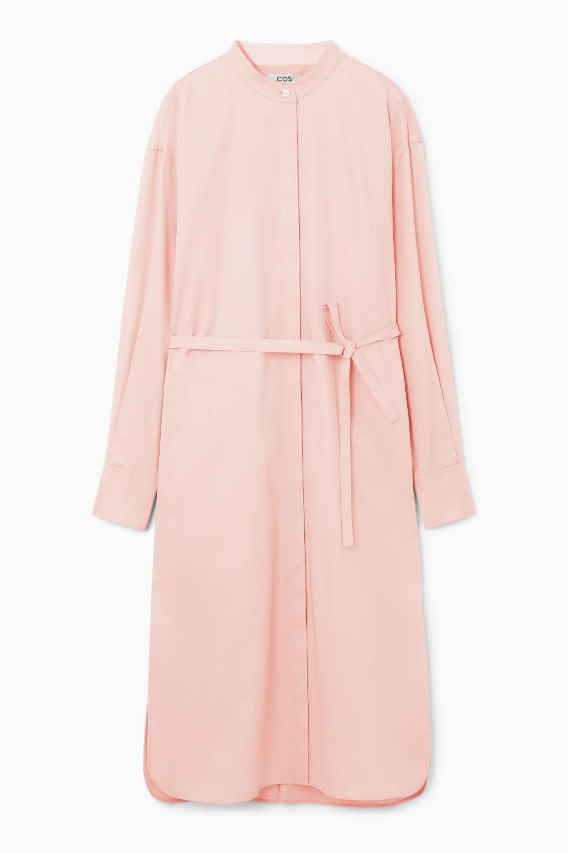 grandad collar shirt dress Buy Lipsy Navy Blue Grandad Collar Belted Midi Button Through Shirt Dress from Next USA
