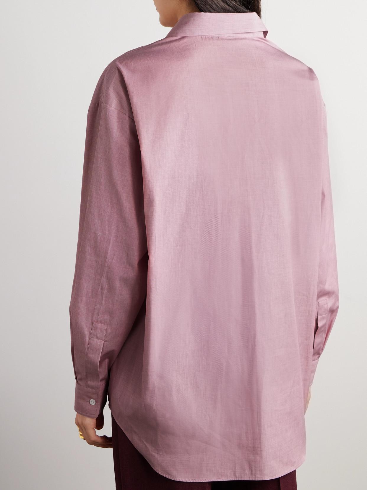 THE ROW Attica Oversized Cotton Shirt | endource