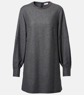 Bruneello Cucinelli charcoal grey tunic sweater