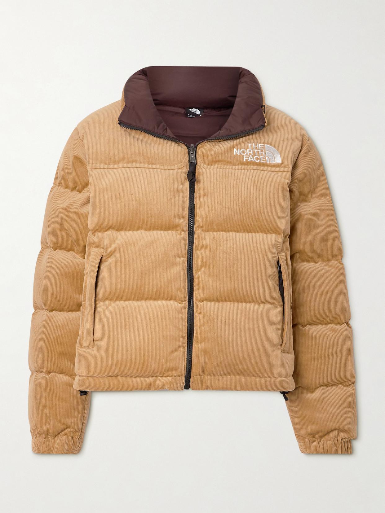 THE NORTH FACE Nuptse Reversible Quilted Cotton Corduory And 
