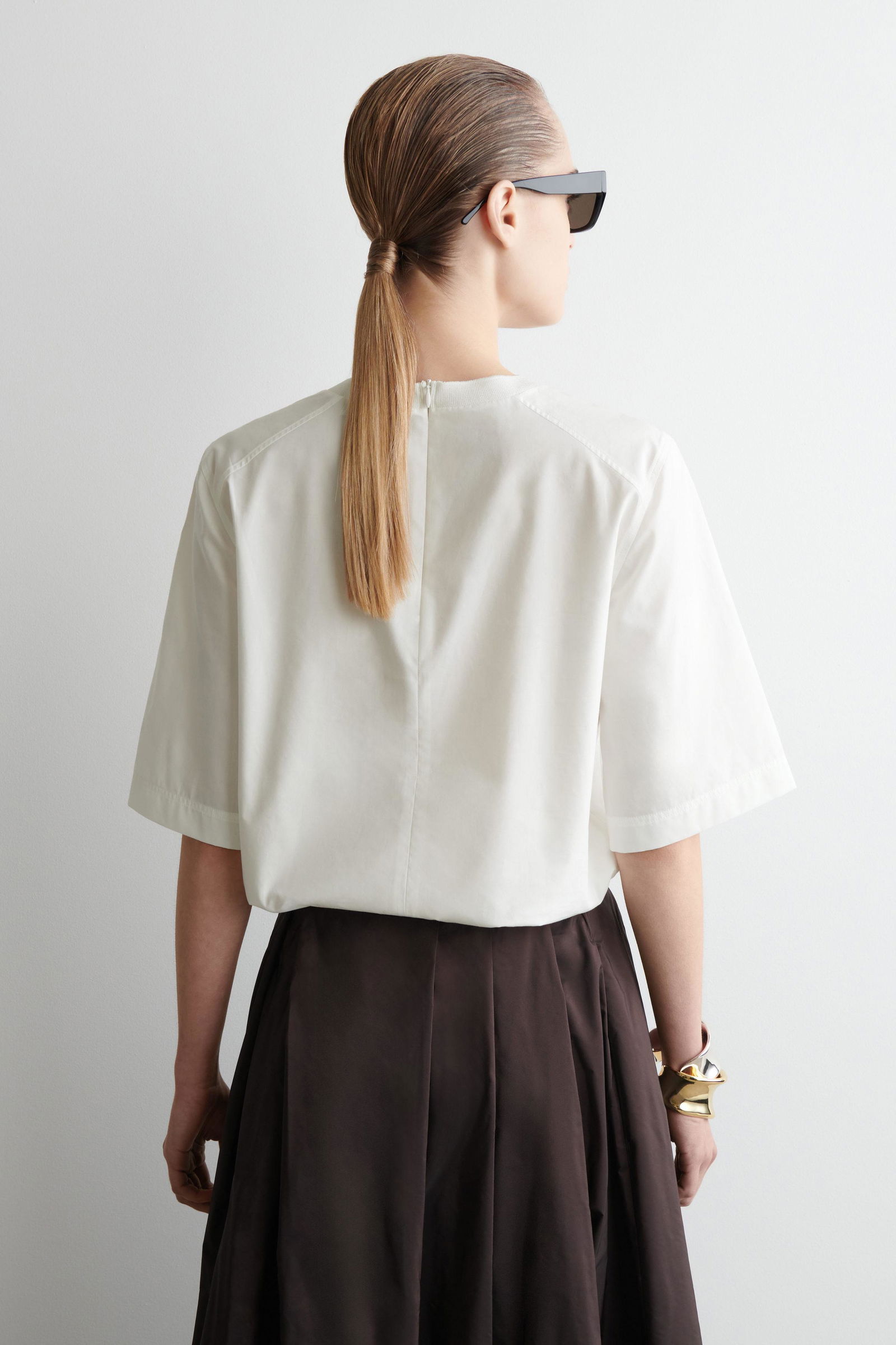 COS Woven Cotton Top | endource