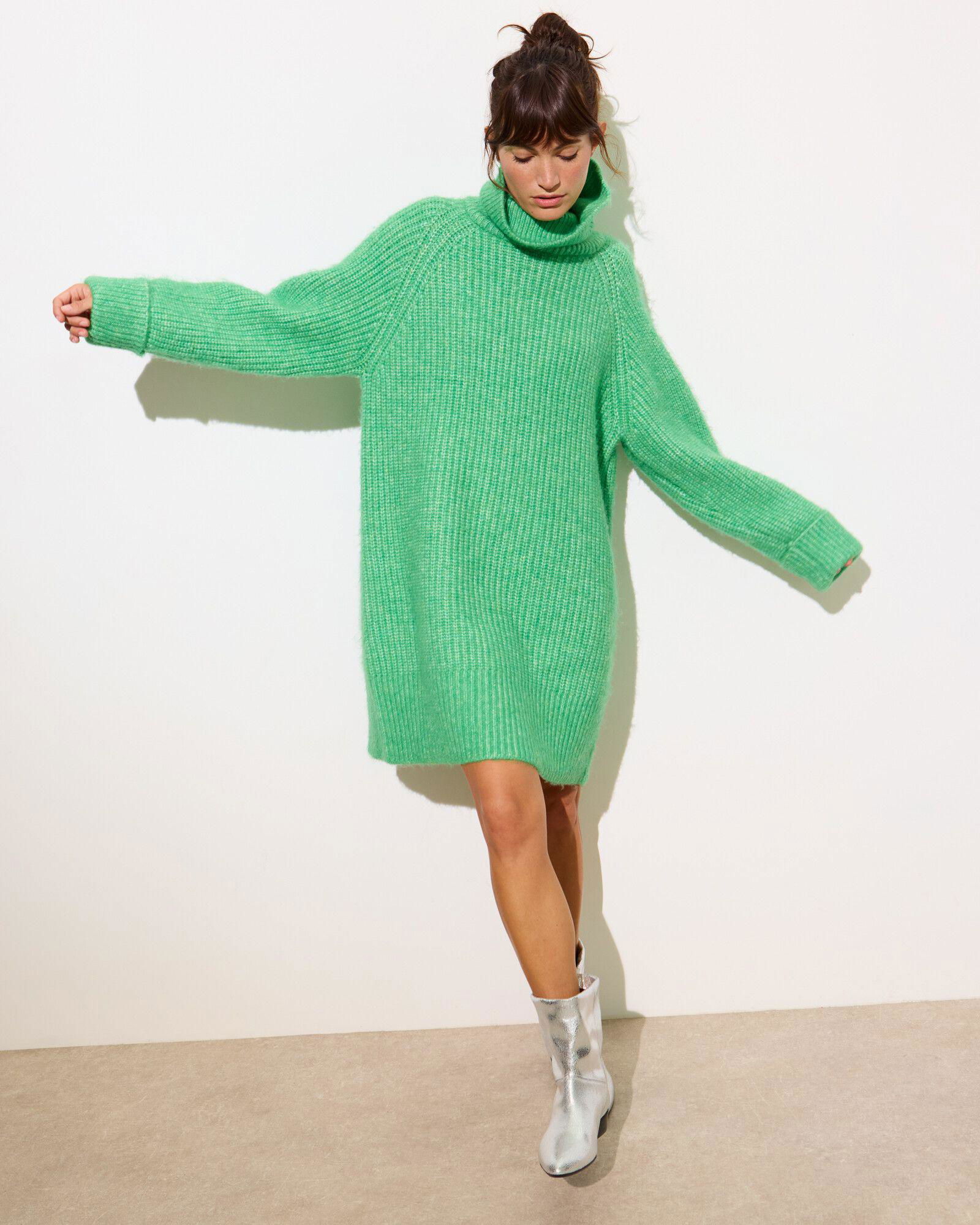 OLIVER BONAS Roll Neck Knitted Jumper Dress | endource