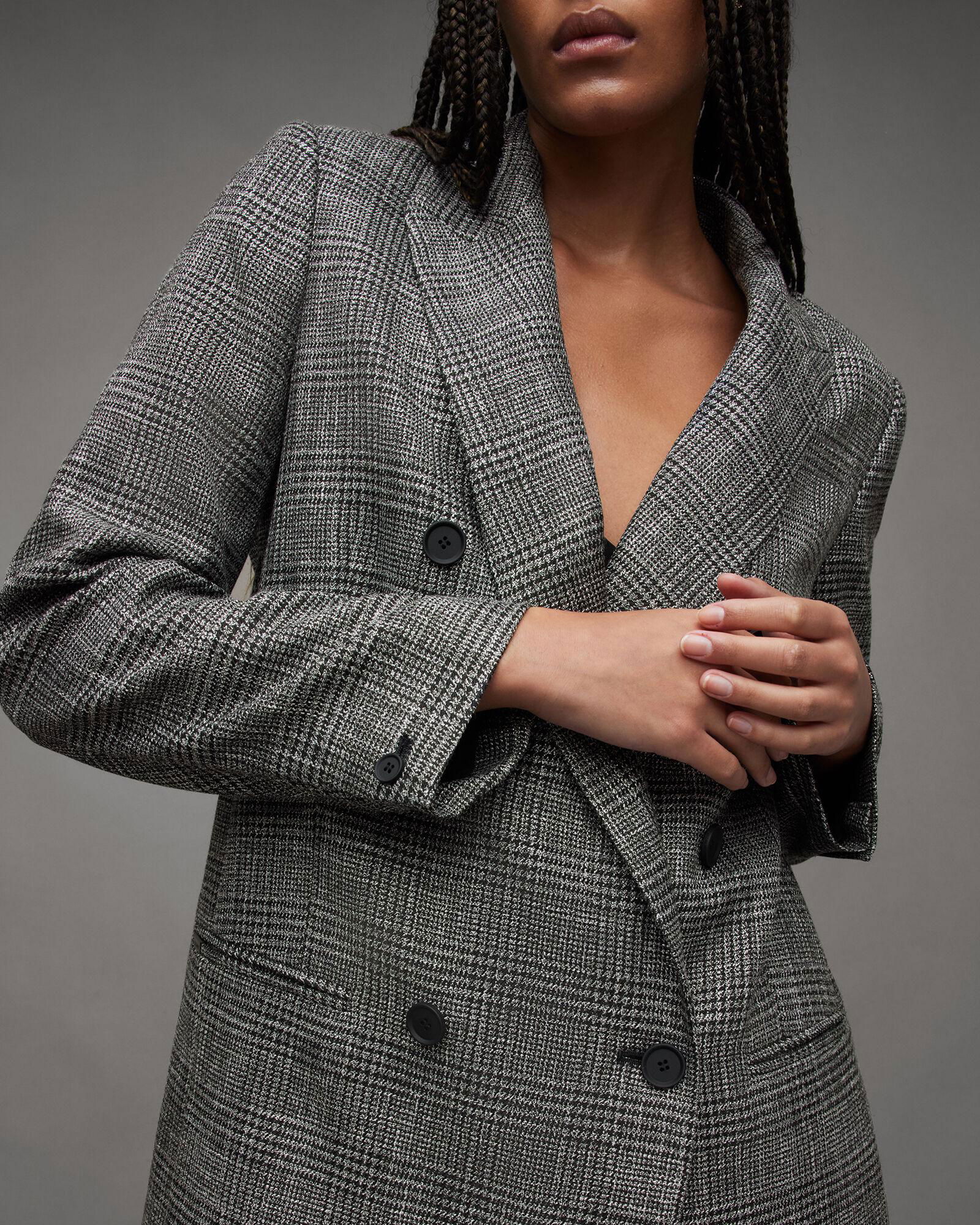 allsaints-astrid-checked-  display picture 1