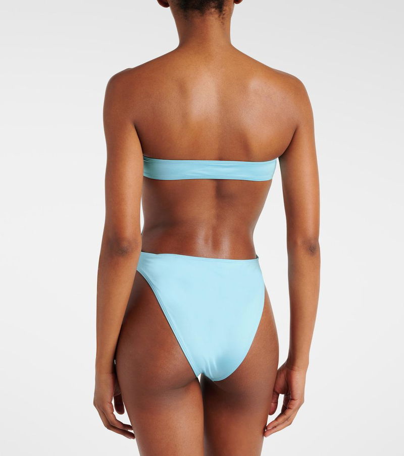 SAINT LAURENT Cutout Strapless Swimsuit endource