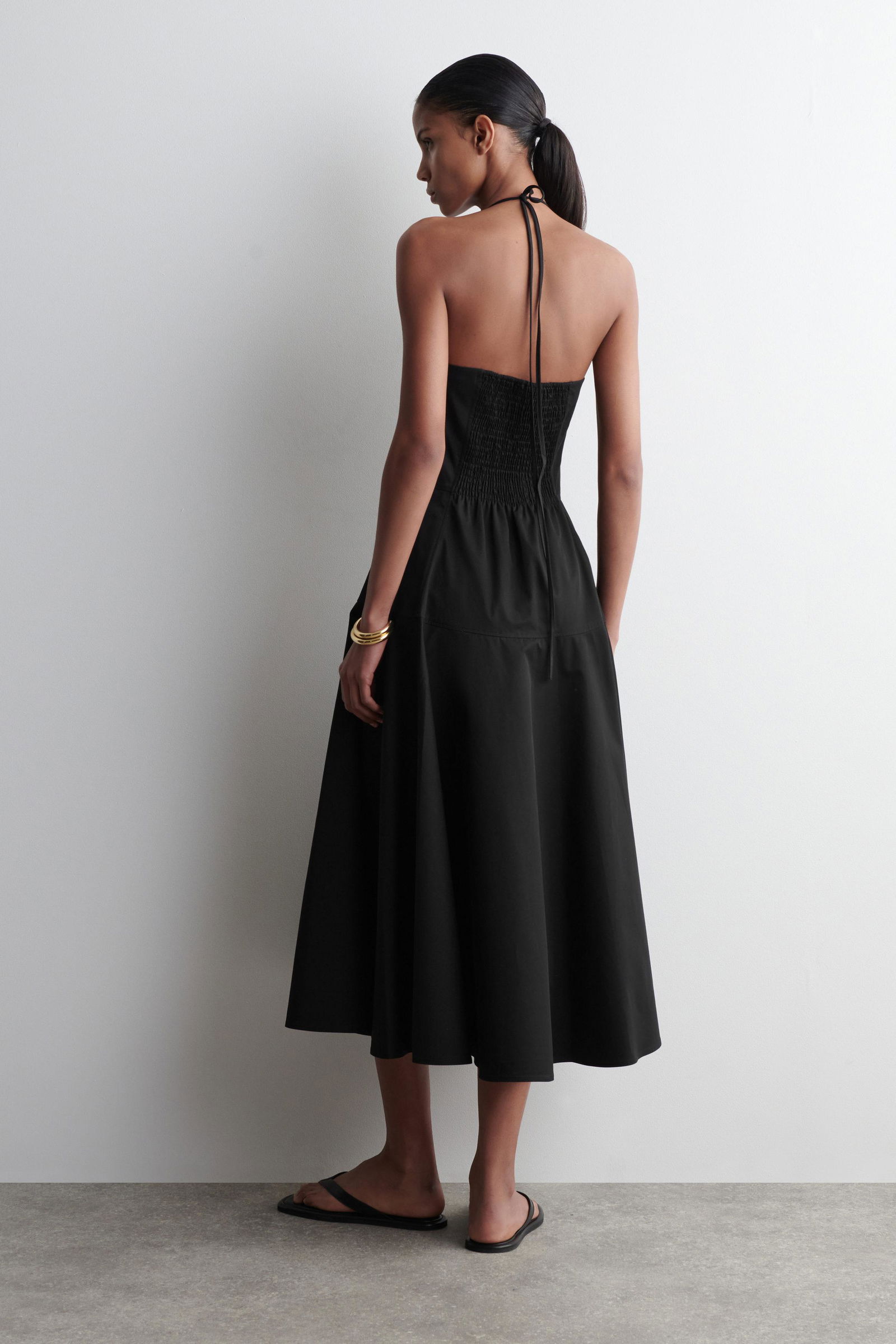 cos silk halterneck midi dress The Dress Edit Collection From COS