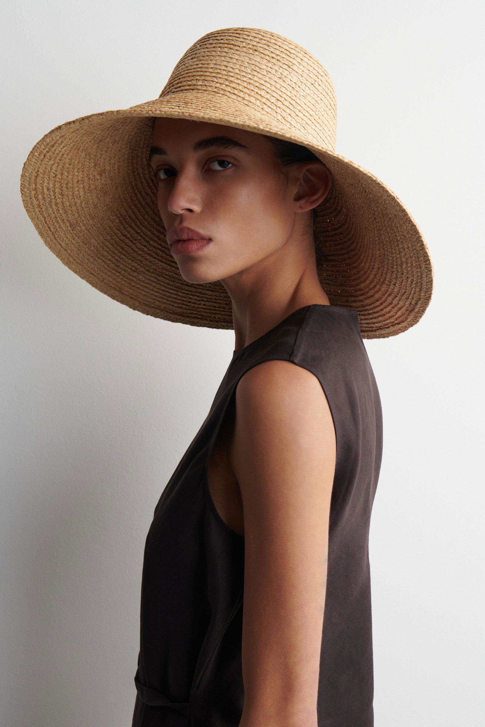 Cos Woven Straw Sun Hat COS Woven Straw Hat | Wardrobe Icons main image 2