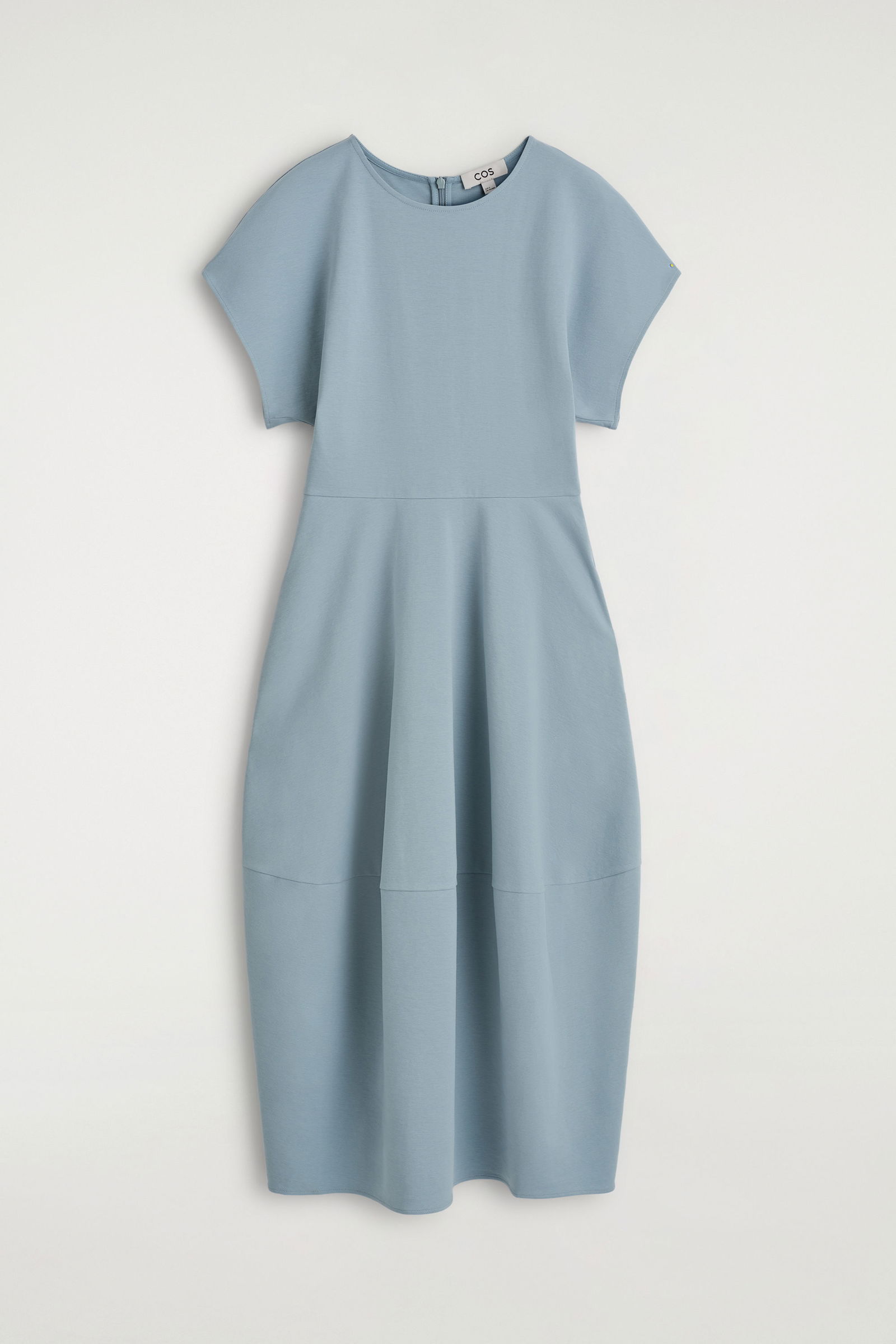 COS Sculpted Cotton Midi Dress | endource