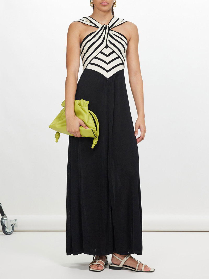 ZIMMERMANN Natura Halterneck Maxi Dress | endource ZIMMERMANN Natura Halterneck Maxi Dress | endource