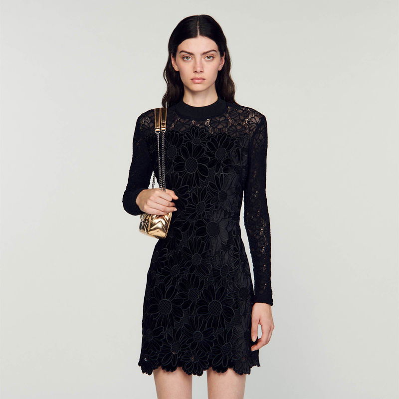 black lace dress australia JULIANNA LACE DRESS