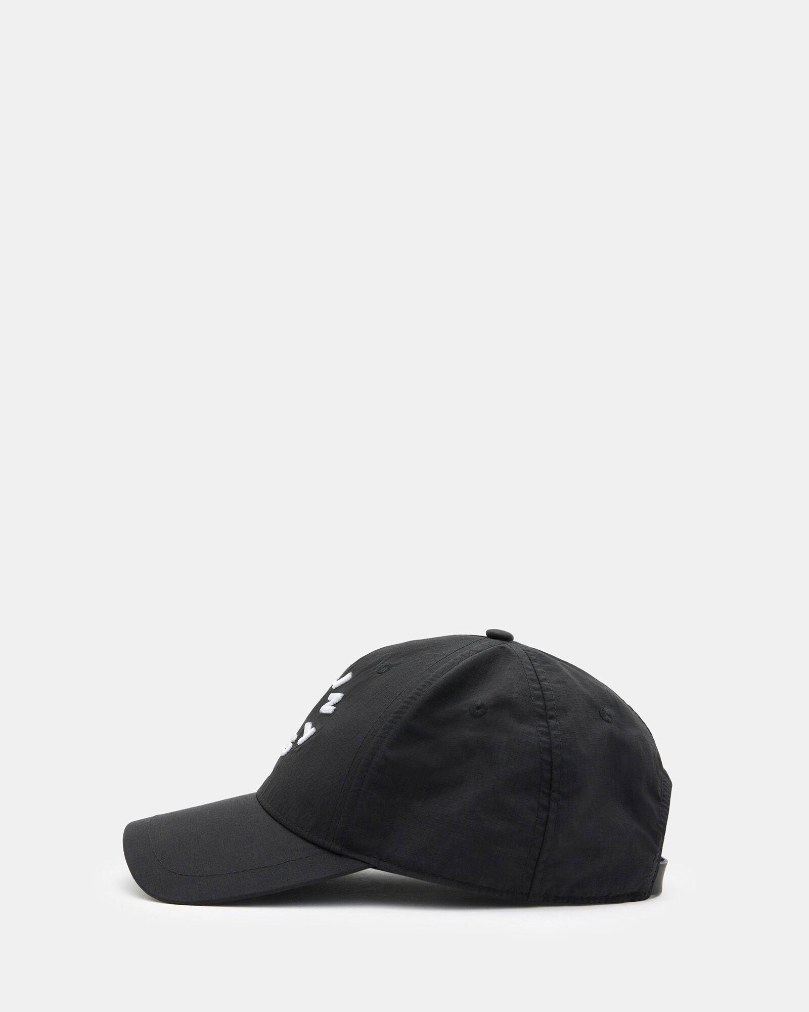 ALLSAINTS Tierra Nylon Logo Baseball Cap in Black | Endource