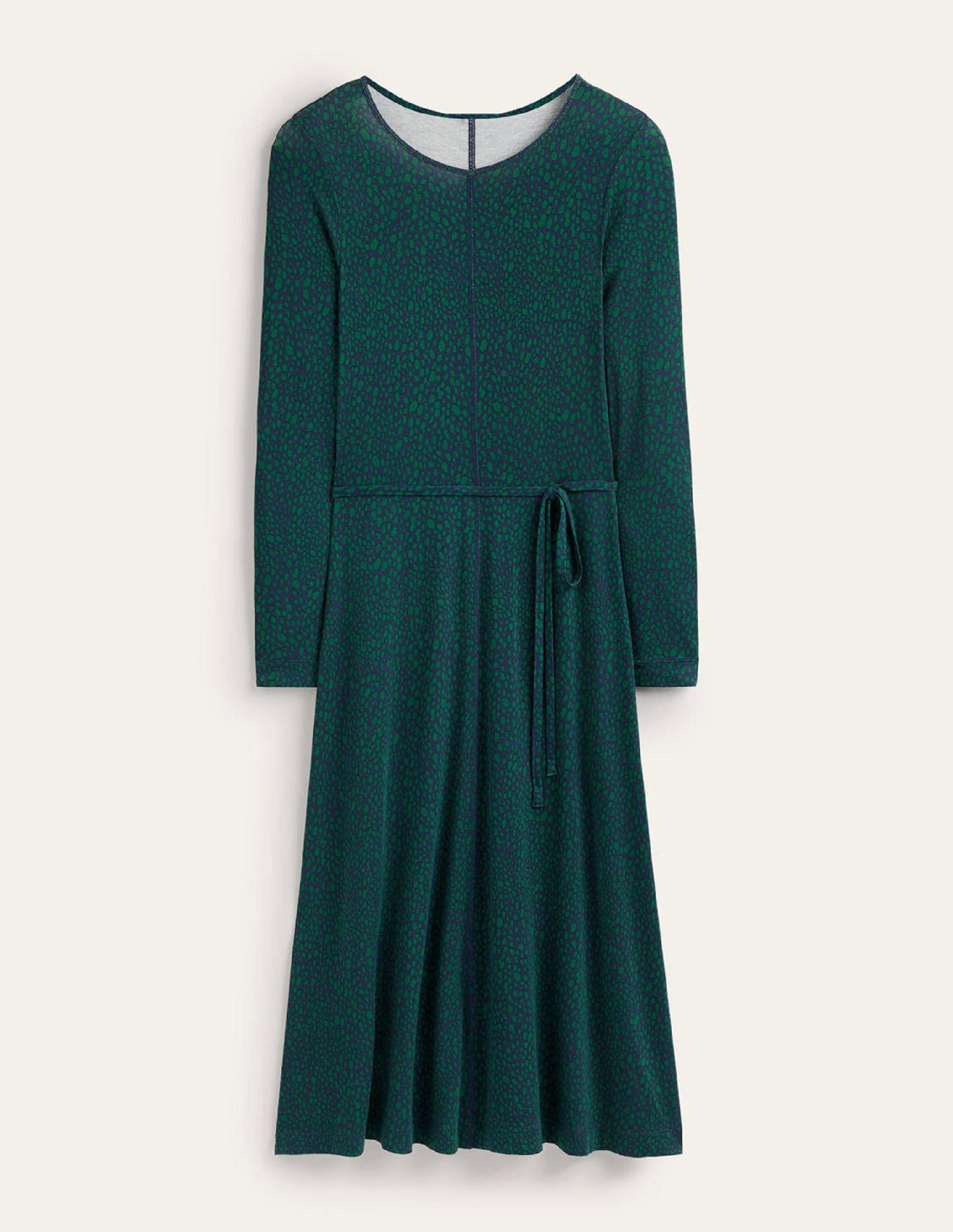 jemma jersey dress boden Imelda Kimono Jersey Dress-Blue, Botanical Trail main image 0