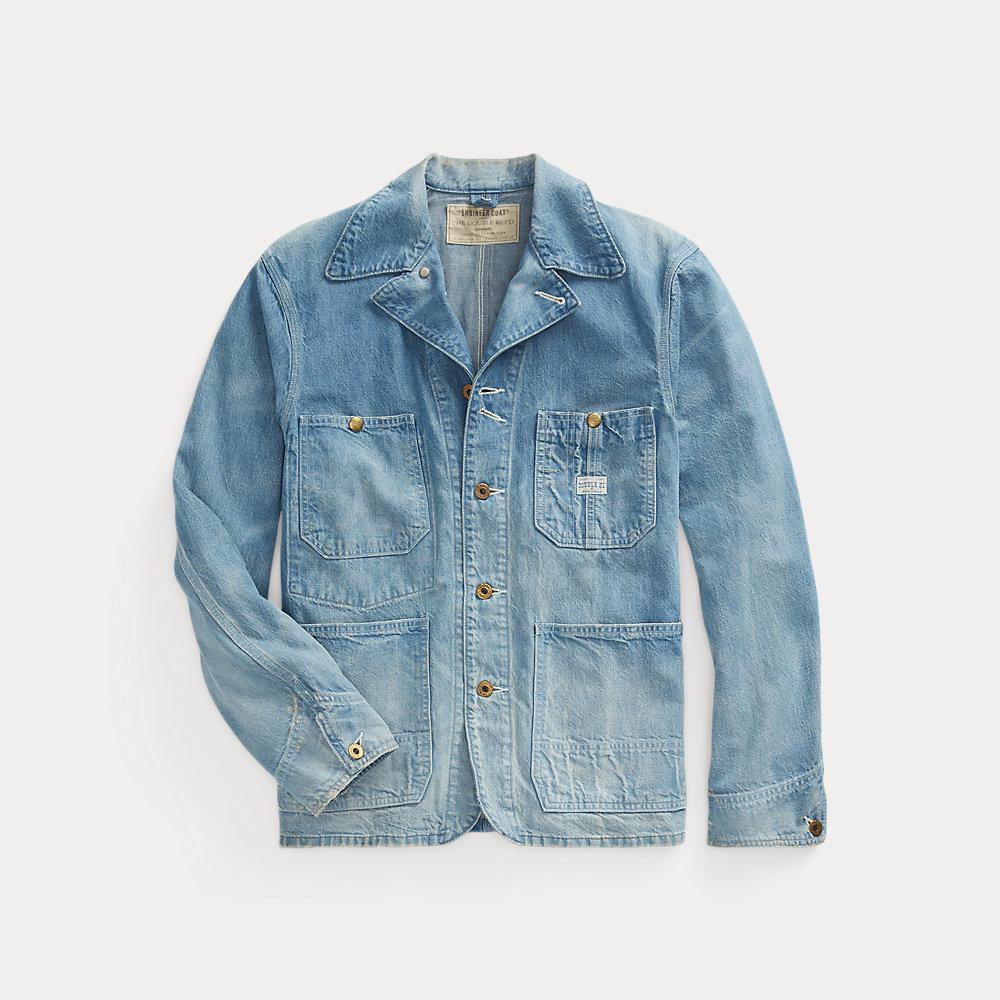 RRL LIMITED EDITION DENIM ENGINEER COAT（RALPH LAUREN RRL Indigo 