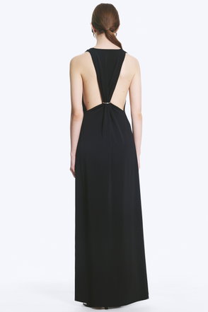 dissh hudson black sleeveless maxi dress HAL BLACK SLEEVELESS MIDI DRESS