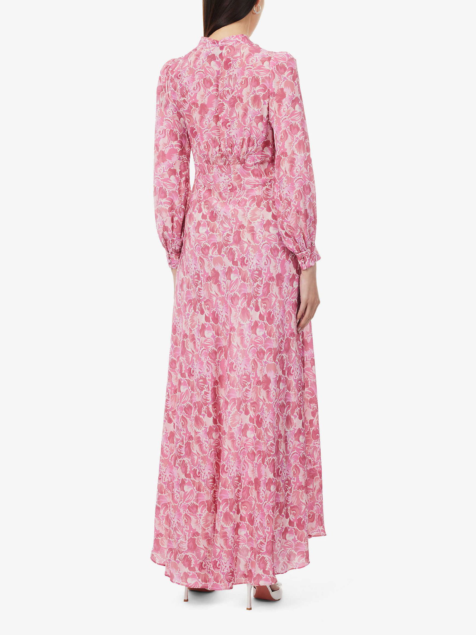 RIXO Emory Floral-Print Silk Maxi Dress | endource