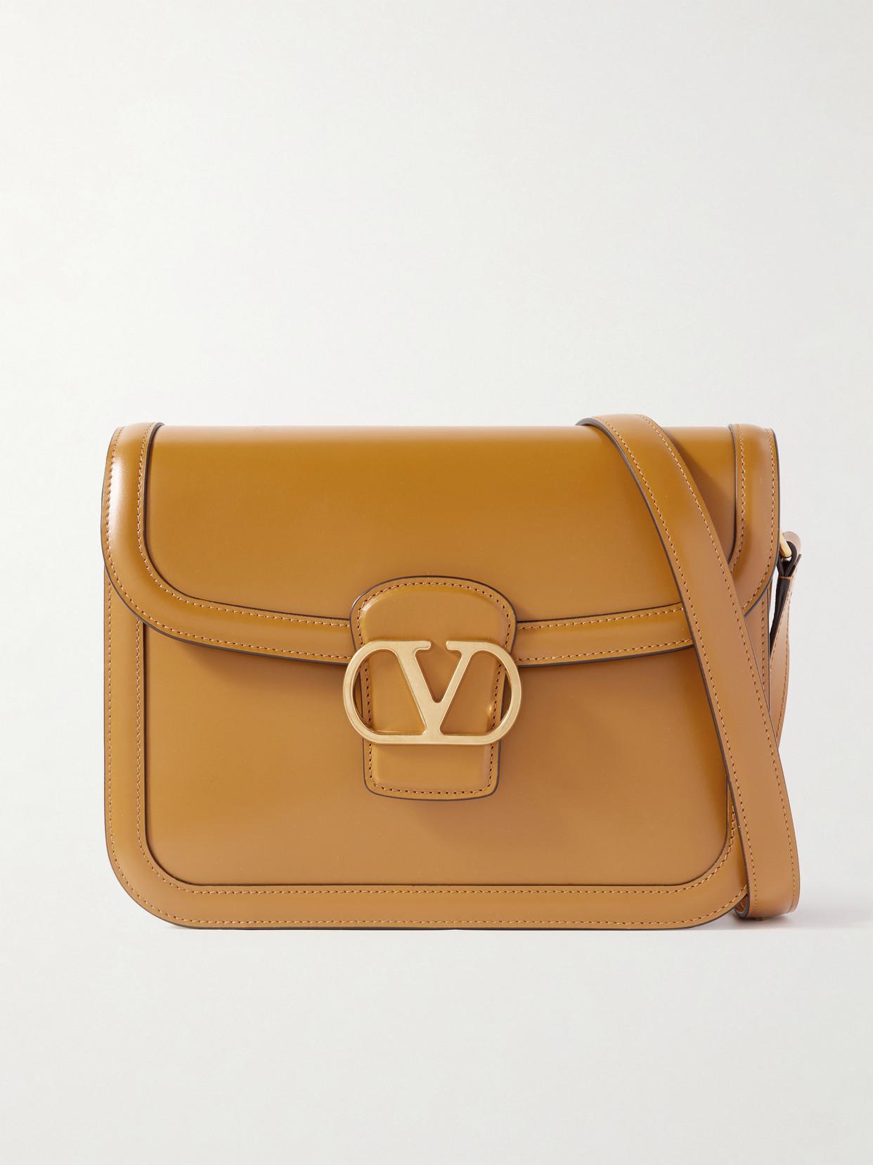 Valentino Garavani Brown Suede Leather Shoulder Bag main image 1