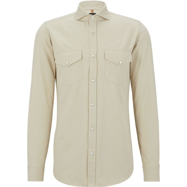 Boss Romeo BOSS Men's Romeo Long Sleeve Plain Shirt | endource