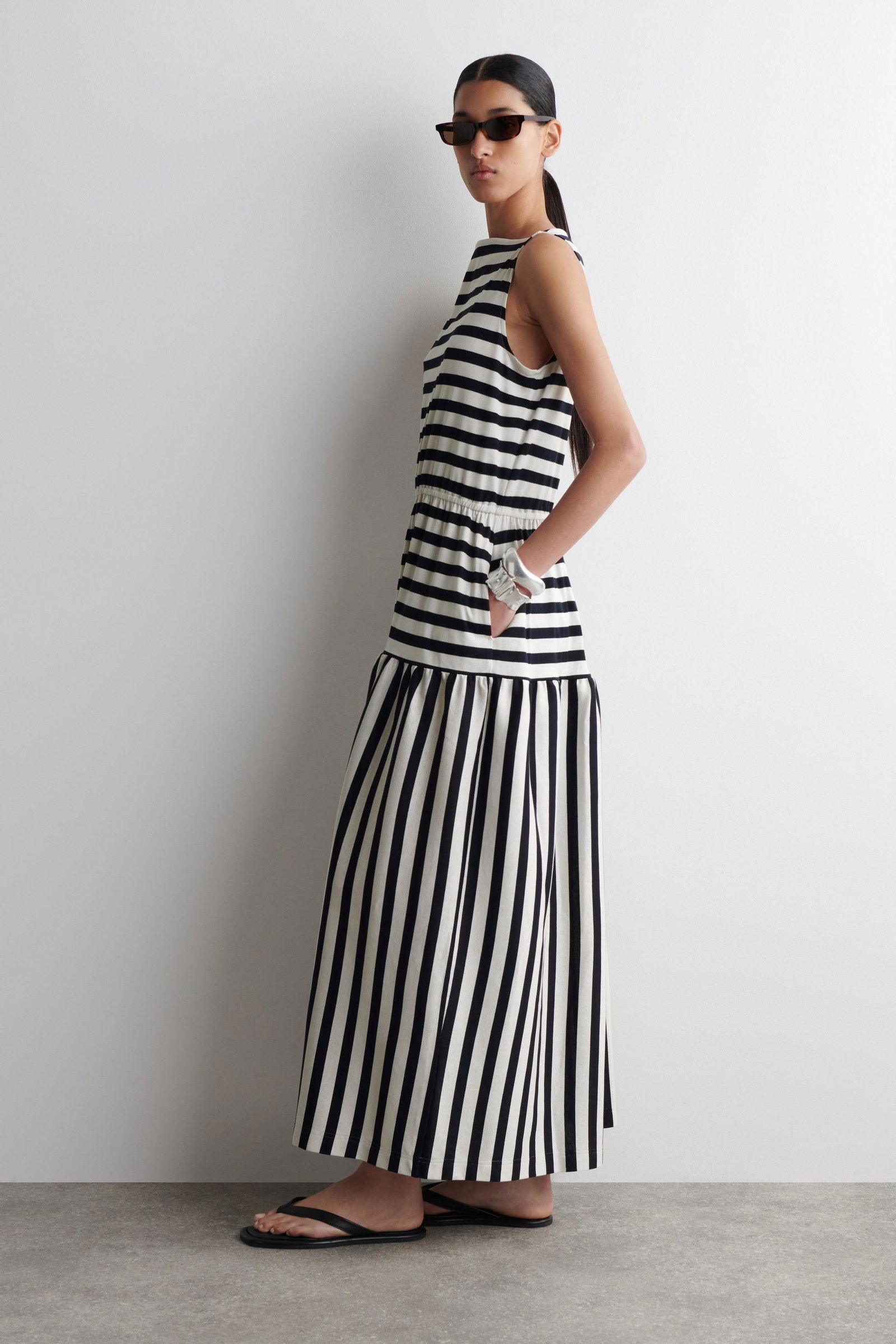 cos boat neck gathered midi dress Get Ready for Summer with the Perfect Dress from COS