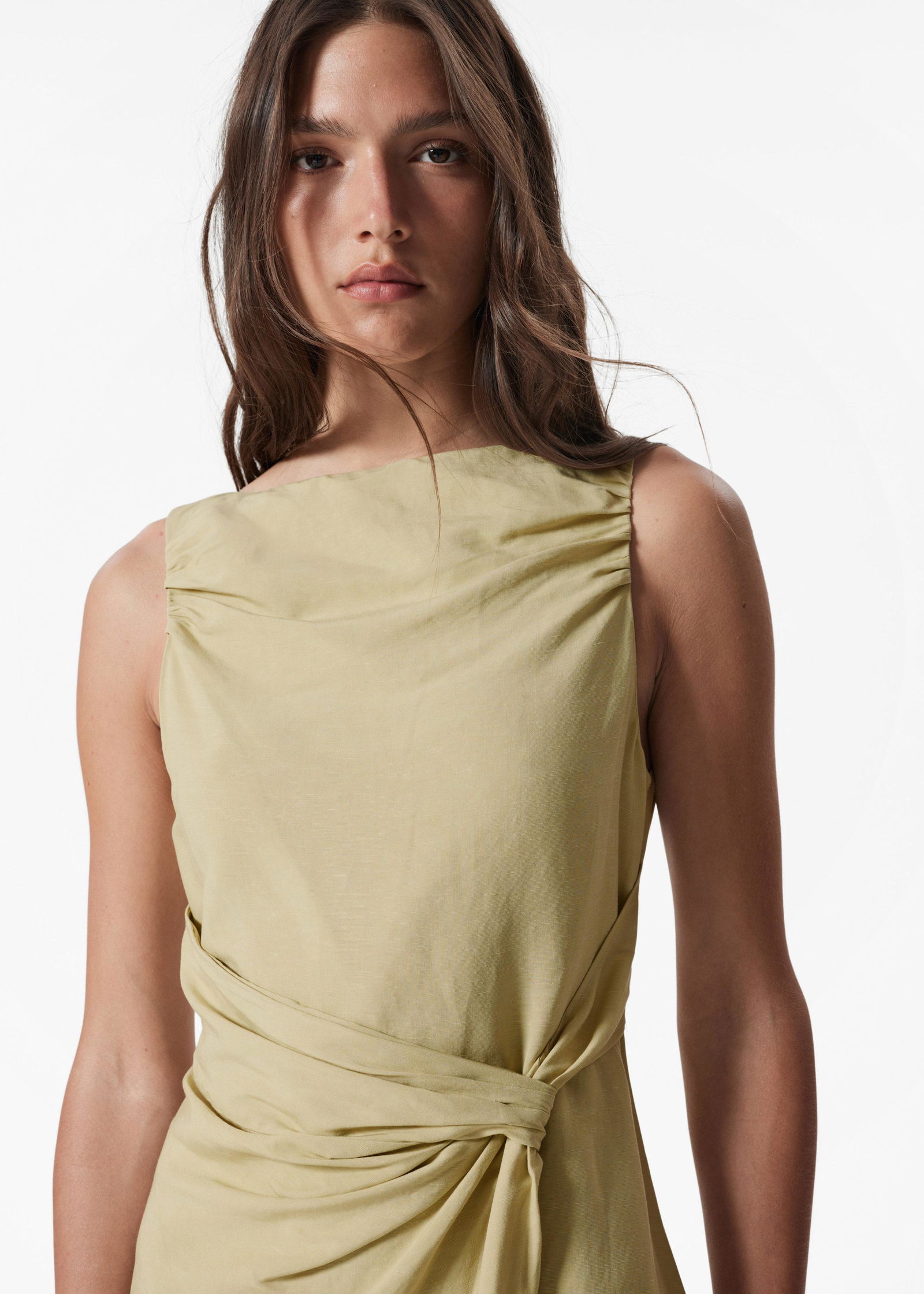 & other stories waist knot midi dress & Other Stories Waist Knot Midi Dress - Meghan Markle Dresses