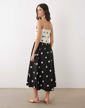 knee length dresses for ladies Kayley Midi Dress Abstract Floral M