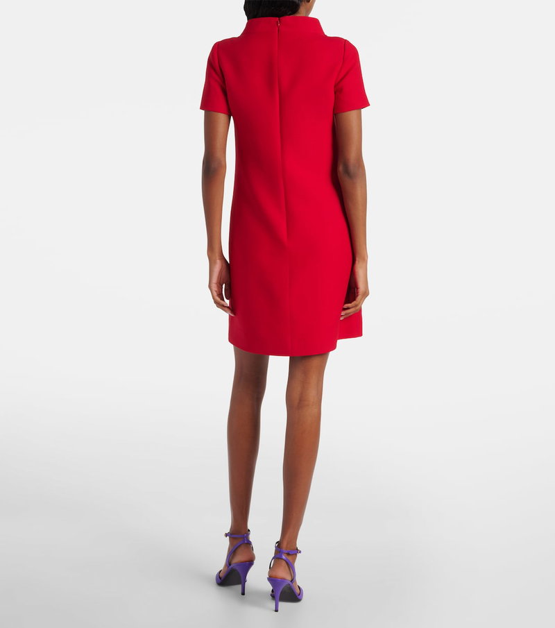 Valentino red sheath dress, back view