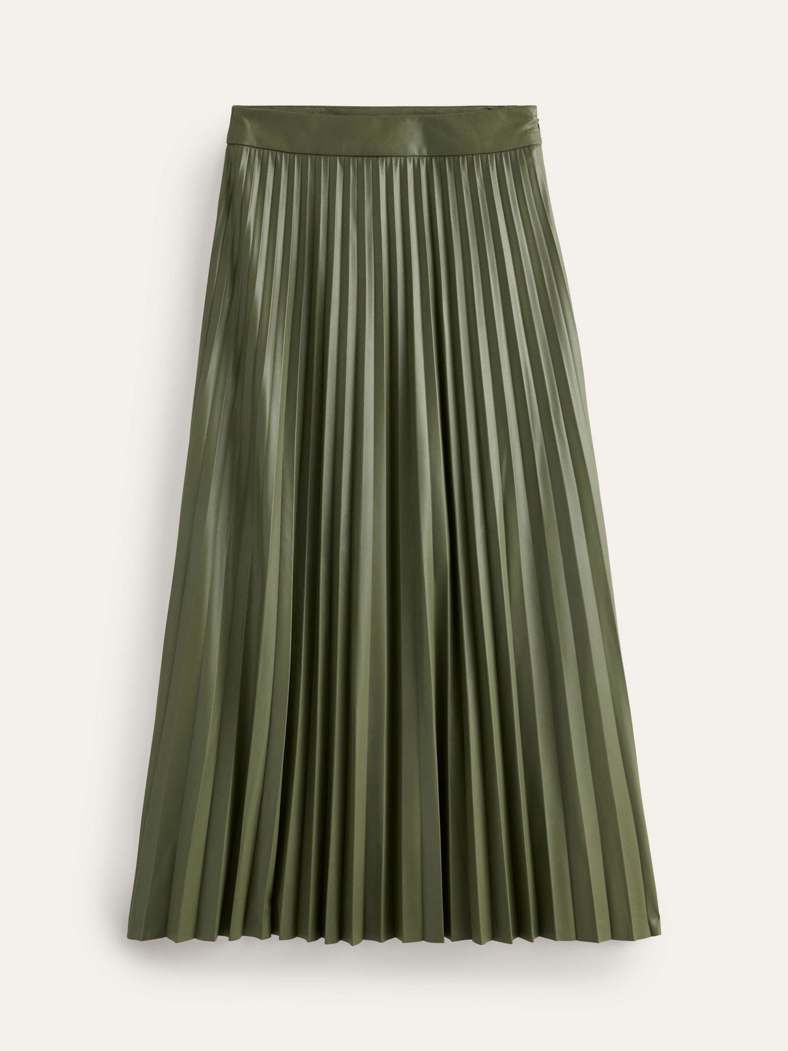 BODEN Camilla Faux Leather Pleated Maxi Skirt endource