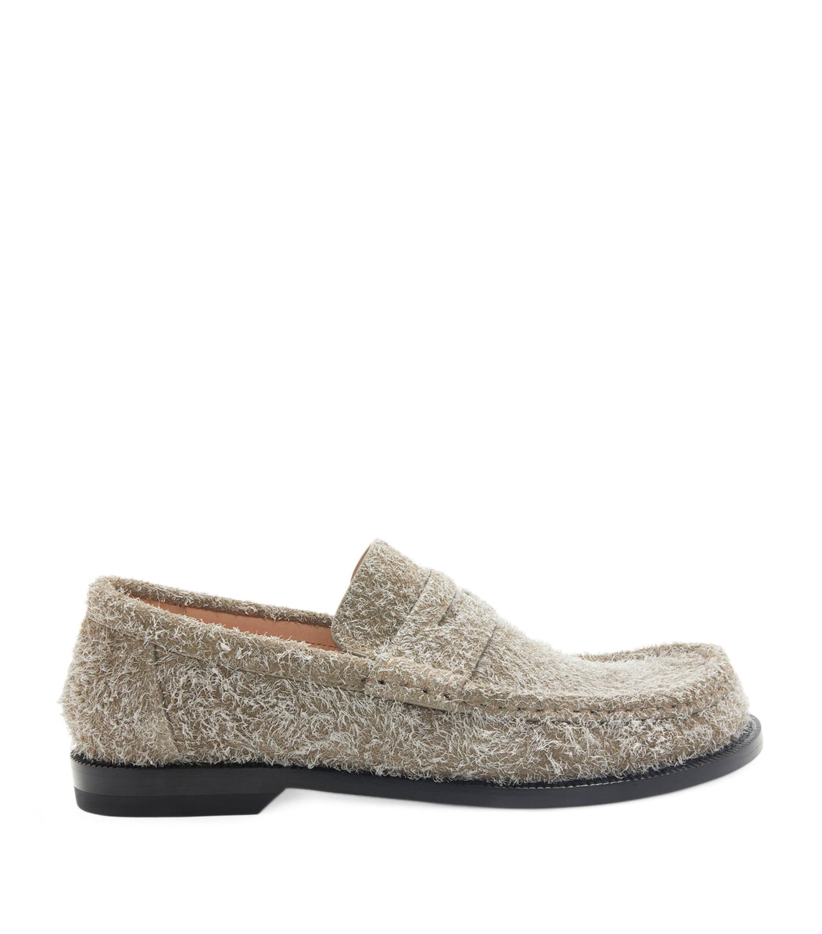 LOEWE Brushed Suede Campo Loafers | endource