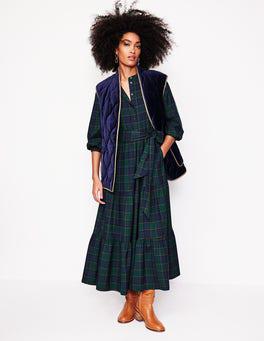 alba check maxi dress Boden Alba Check Maxi Dress in Red