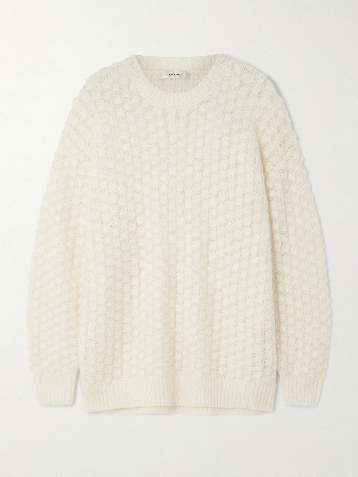 FRAME The Cloud Crew Open-Knit Sweater | endource