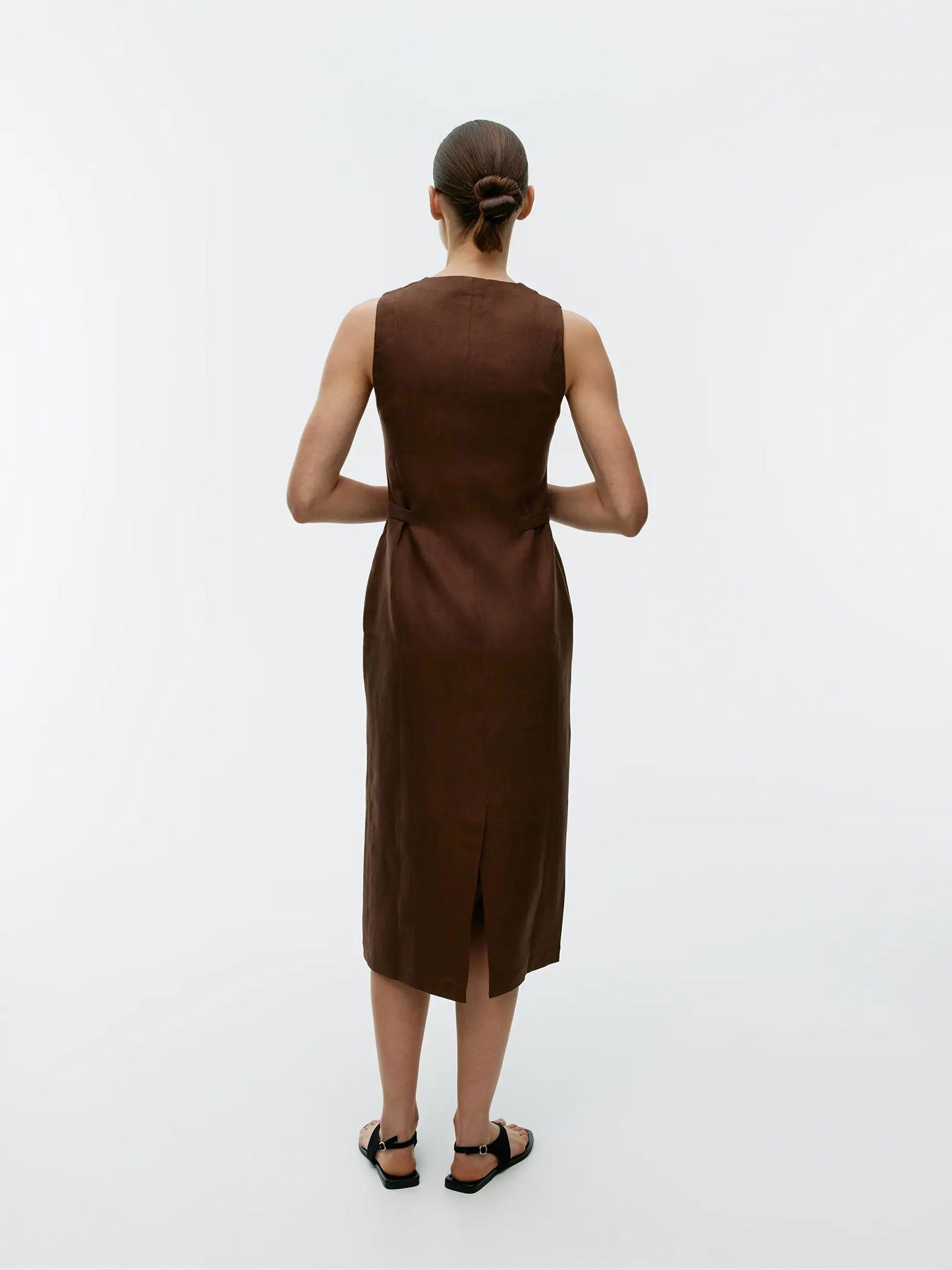arket linen vest dress ARKET Linen Vest Dress