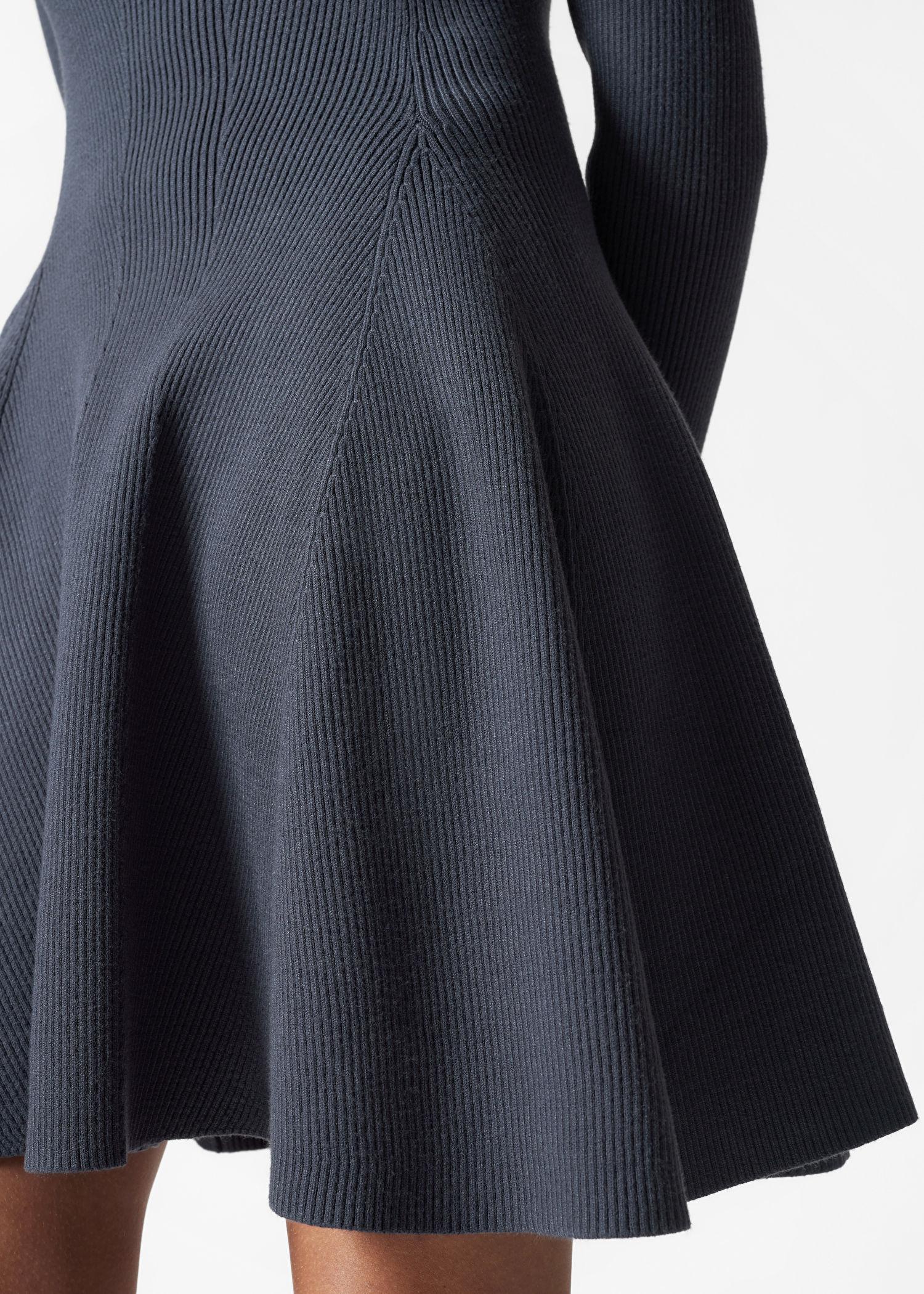 strapless open back dress Women's Knit Ribbed Collar Button Down Midi Dress – Lucca Couture