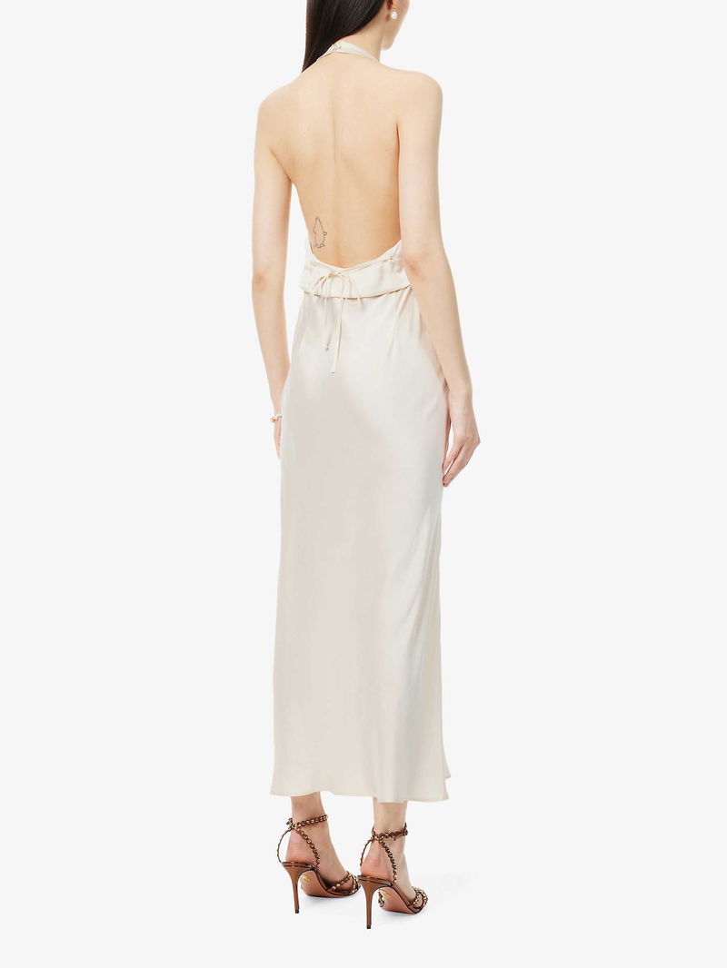 white christmas dresses Kendall Cotton Midi Dress in Eva Floral Cream main image 1