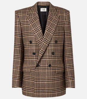 Saint Laurent double-breasted tweed blazer