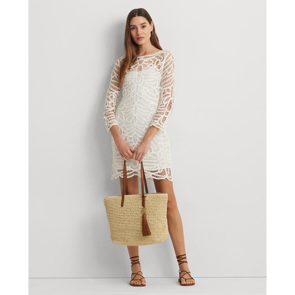 ralph lauren sheath lace dress Lauren Ralph Lauren Cream Lace Evening | Cocktail Dress | Size 8