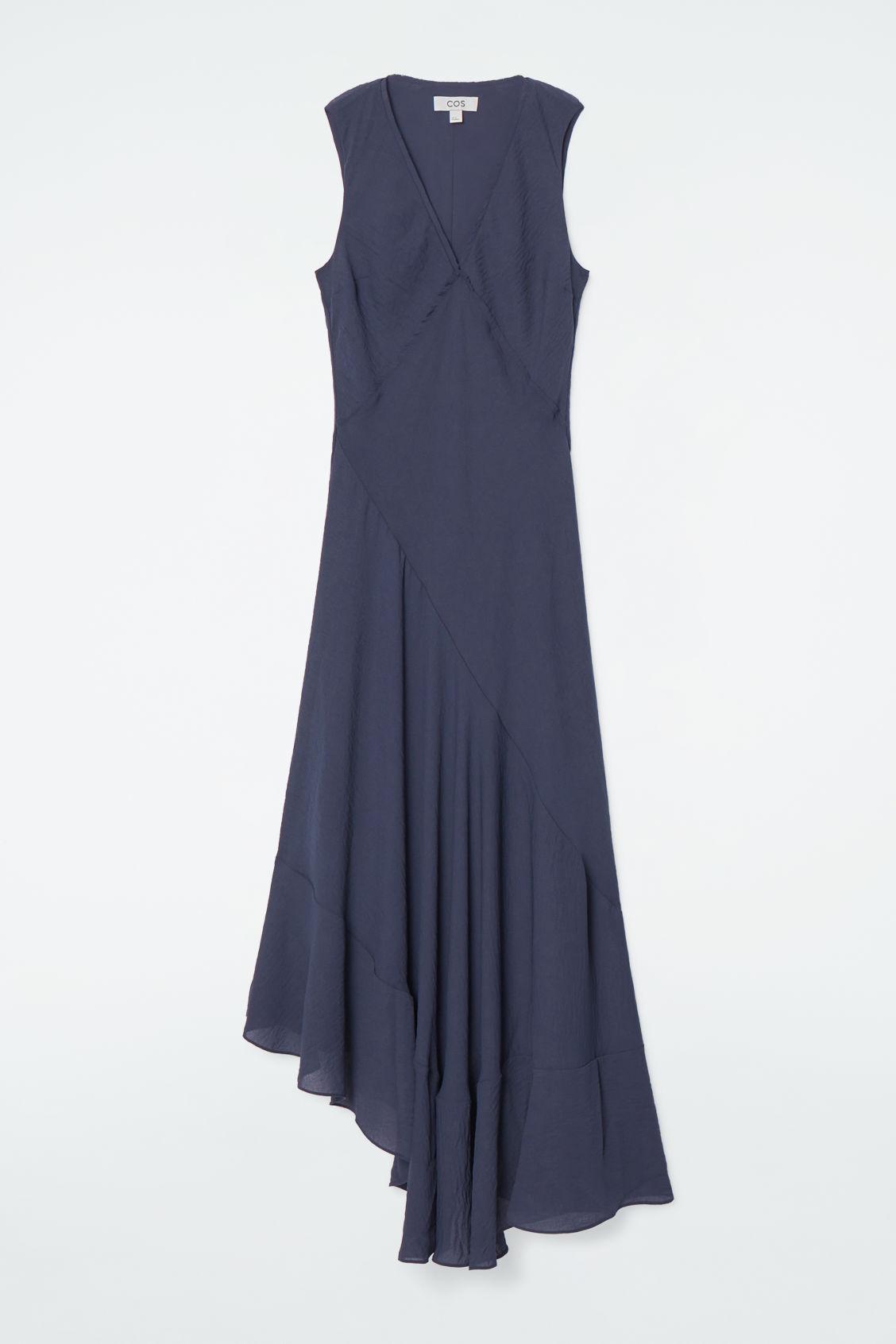 COS Floaty Asymmetric Midi Dress | endource