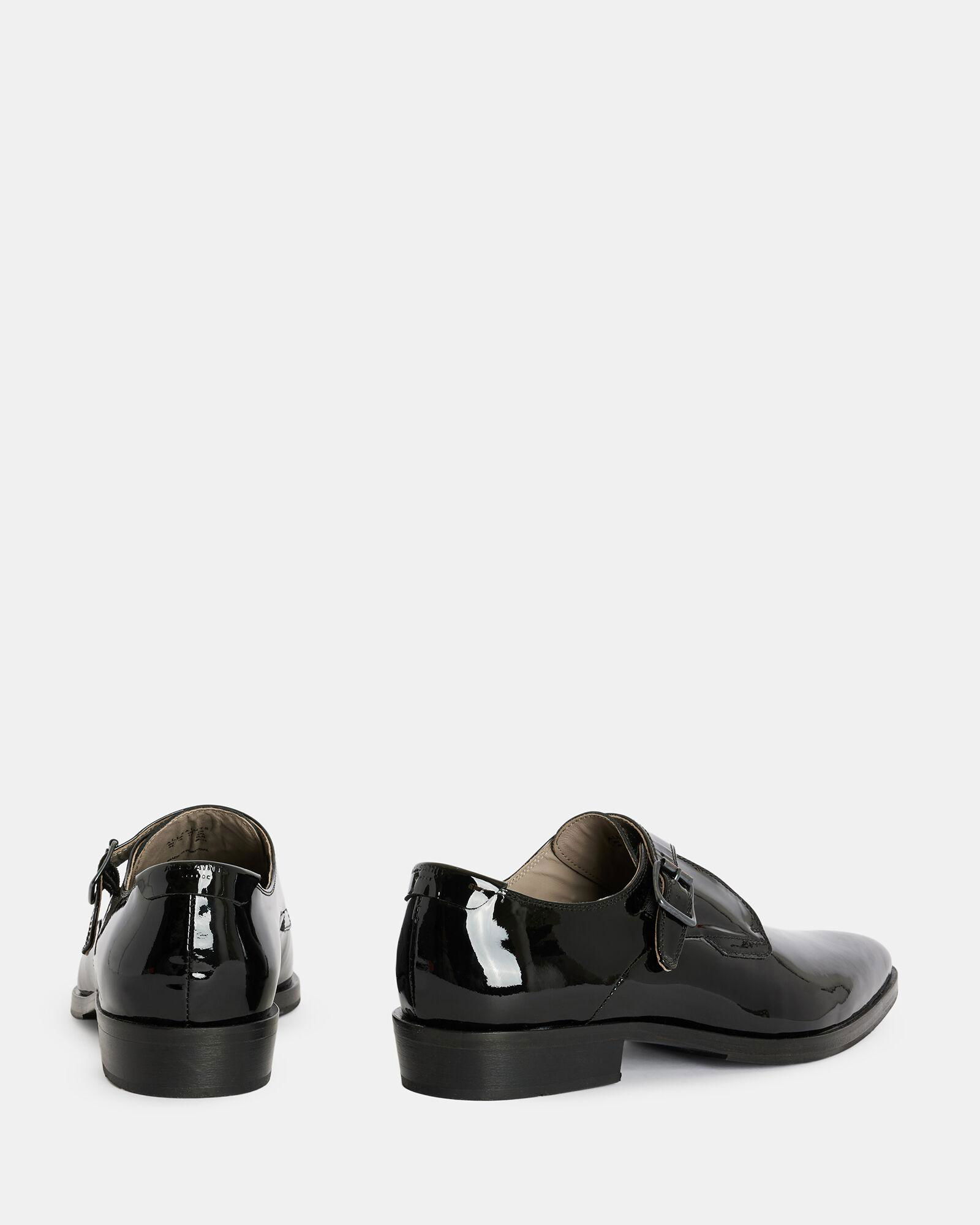 ALLSAINTS Keith Patent Leather Monk Shoes | endource