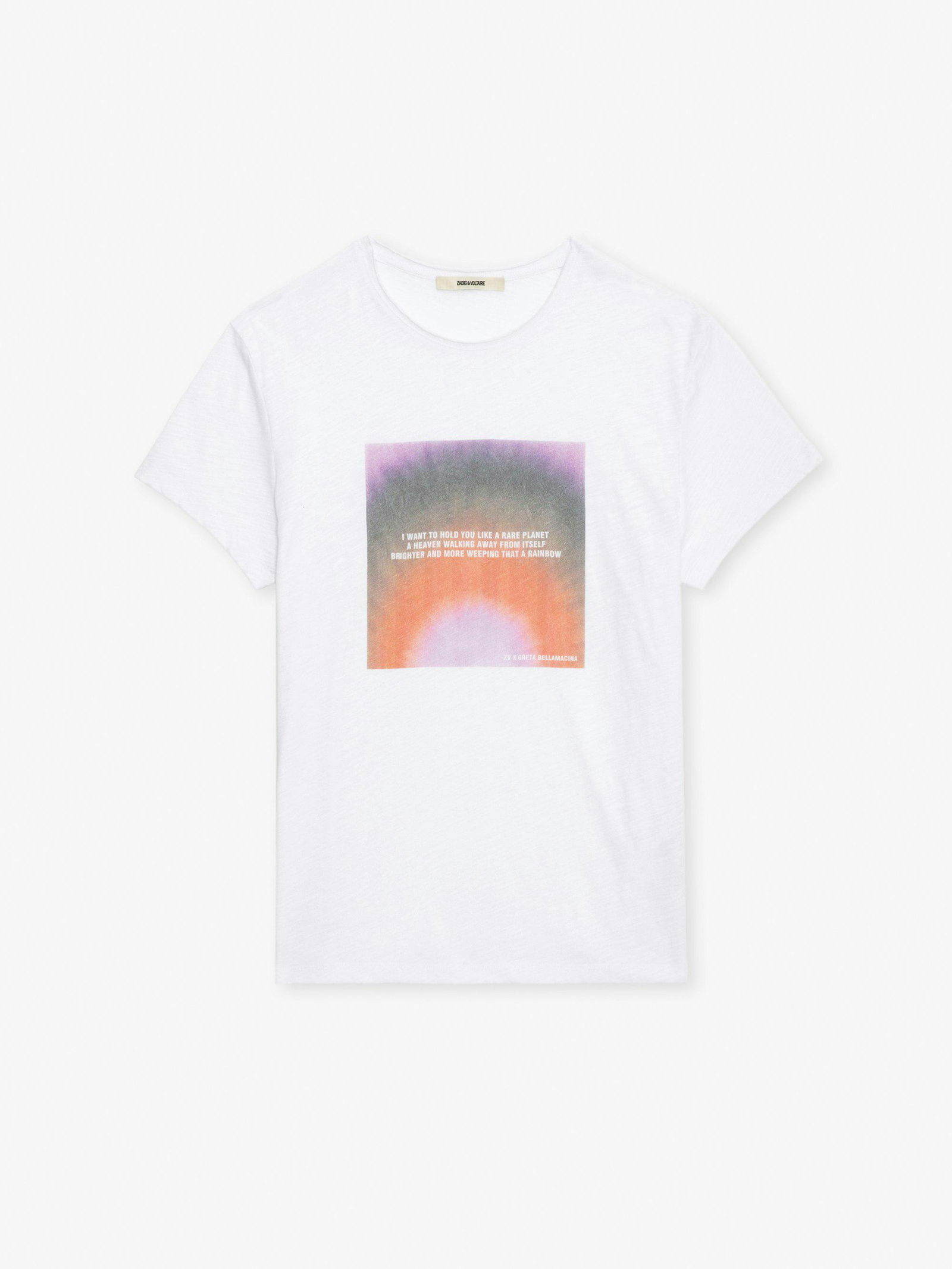 ZADIG & VOLTAIRE Tommy Photoprint T-Shirt in White