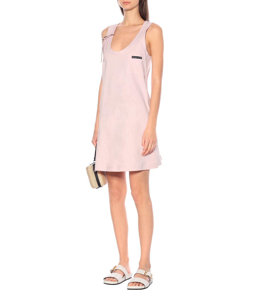 prada cotton jersey dress Transitional to Fall