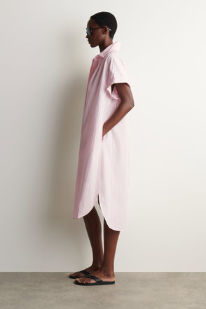 COS A-Line Short-Sleeved Shirt Dress | endource