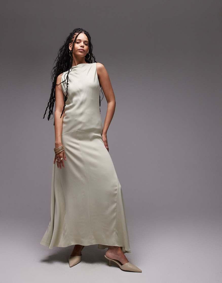 MANGO Capsule Sleevless Dropped Waist Maxi Dress Endource mango-capsule-sleevless-dropped-waist-maxi-dress-endource