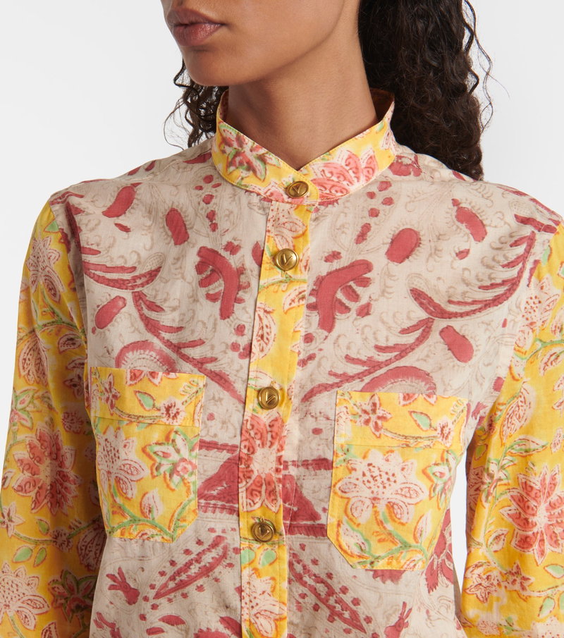 Valentino paisley-printed button-down shirt