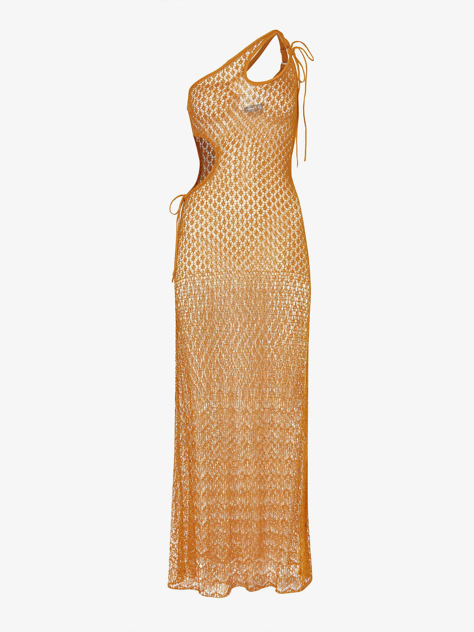 House Of Sunny Athena Cut Out Knitted Maxi Dress In Ember Endource 3751