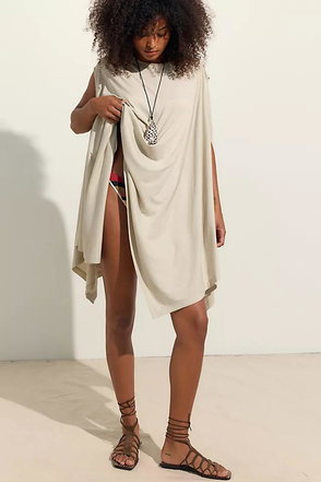 brown floral sawyer mini dress Oli & Hali Star Applique Oversized Tee Shirt Dress OG main image 0