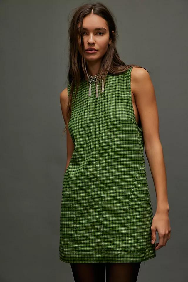 FREE PEOPLE Kai Plaid Menswear Mini Dress | endource