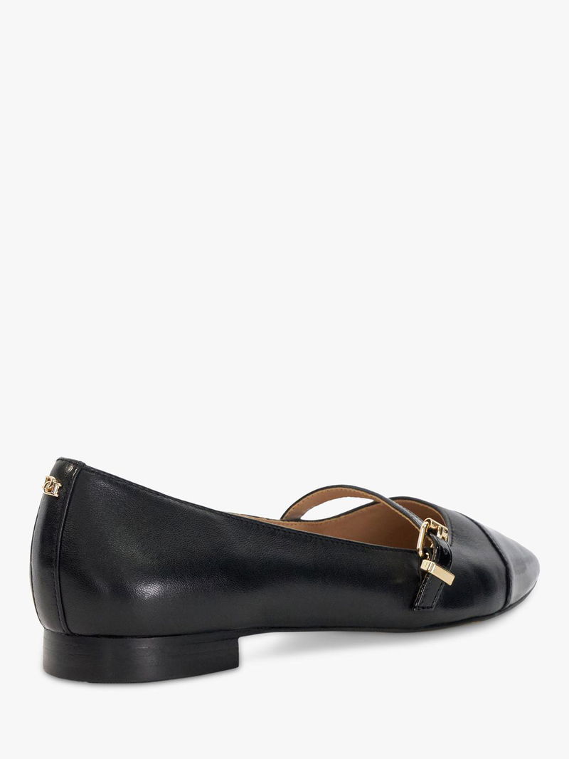 Dune London Habits Leather Patent Toe Cap Mary Jane Pumps endource