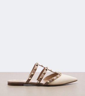 Valentino Garavani studded leather flat sandals