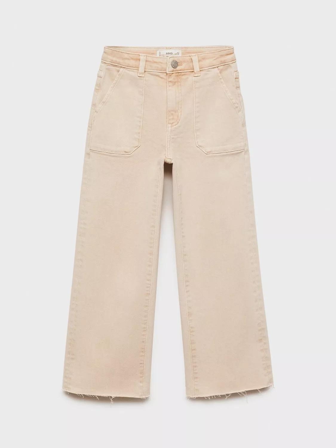 MANGO Utility Wide Leg Jeans | endource