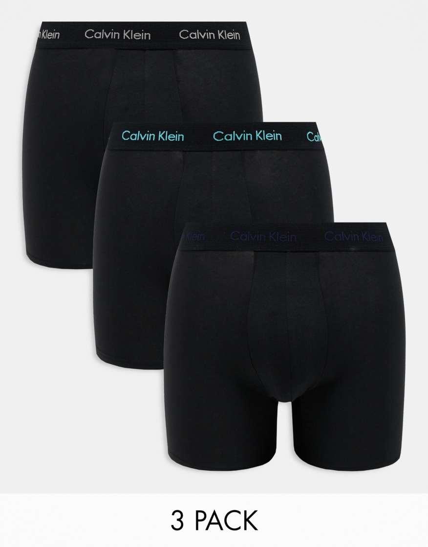 CALVIN KLEIN Cotton Stretch Boxer Briefs 3 Pack | endource